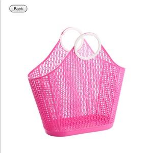 Hot pink sun jelly bag